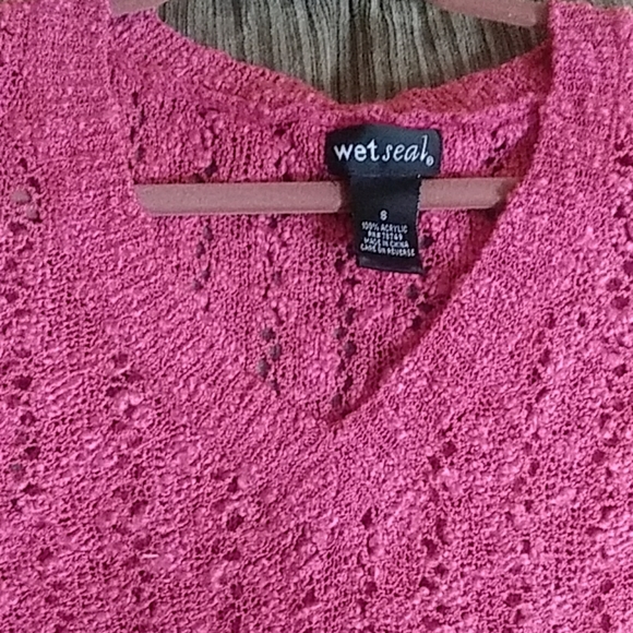 Wet Seal Pointelle Sweater - Picture 4 of 6